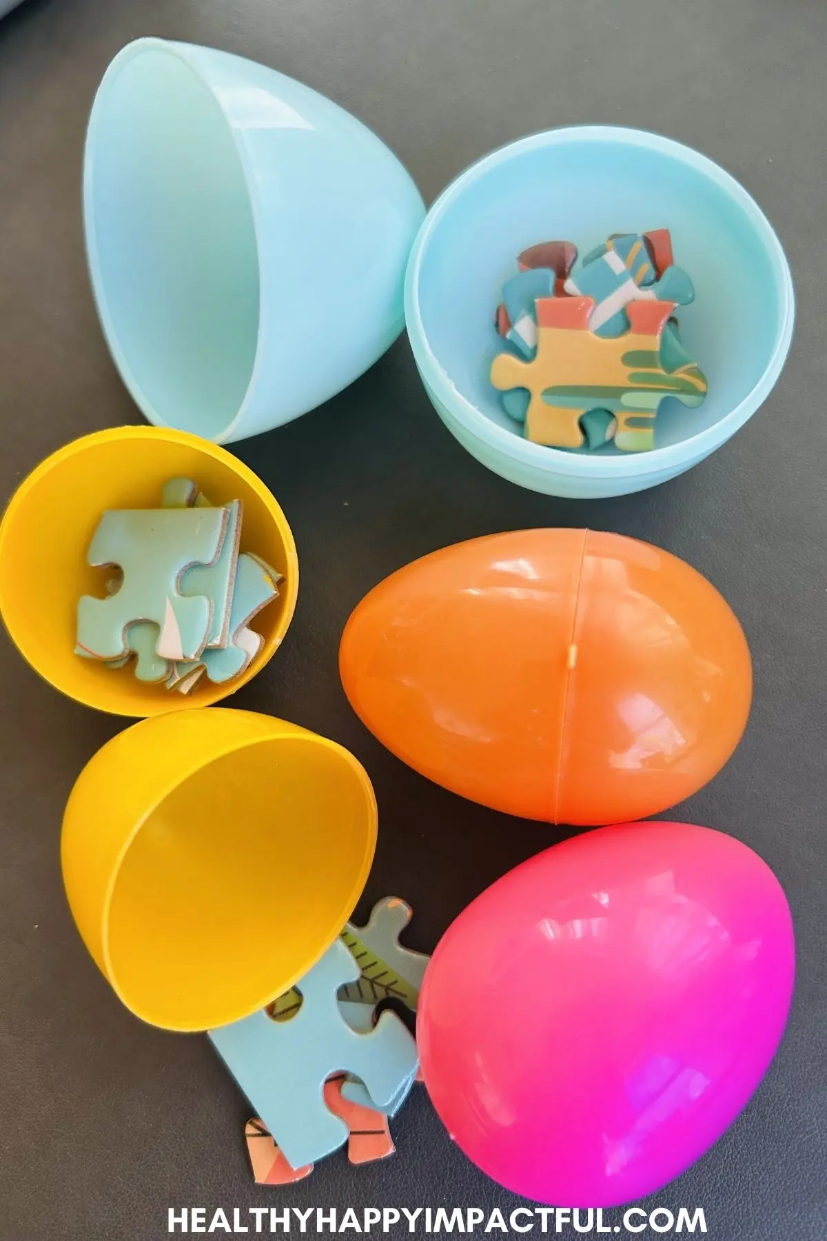 puzzle pieces in the easter eggs
