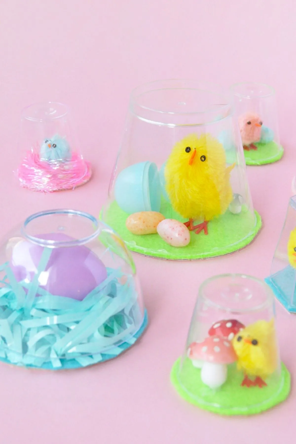 chick and egg dioramas
