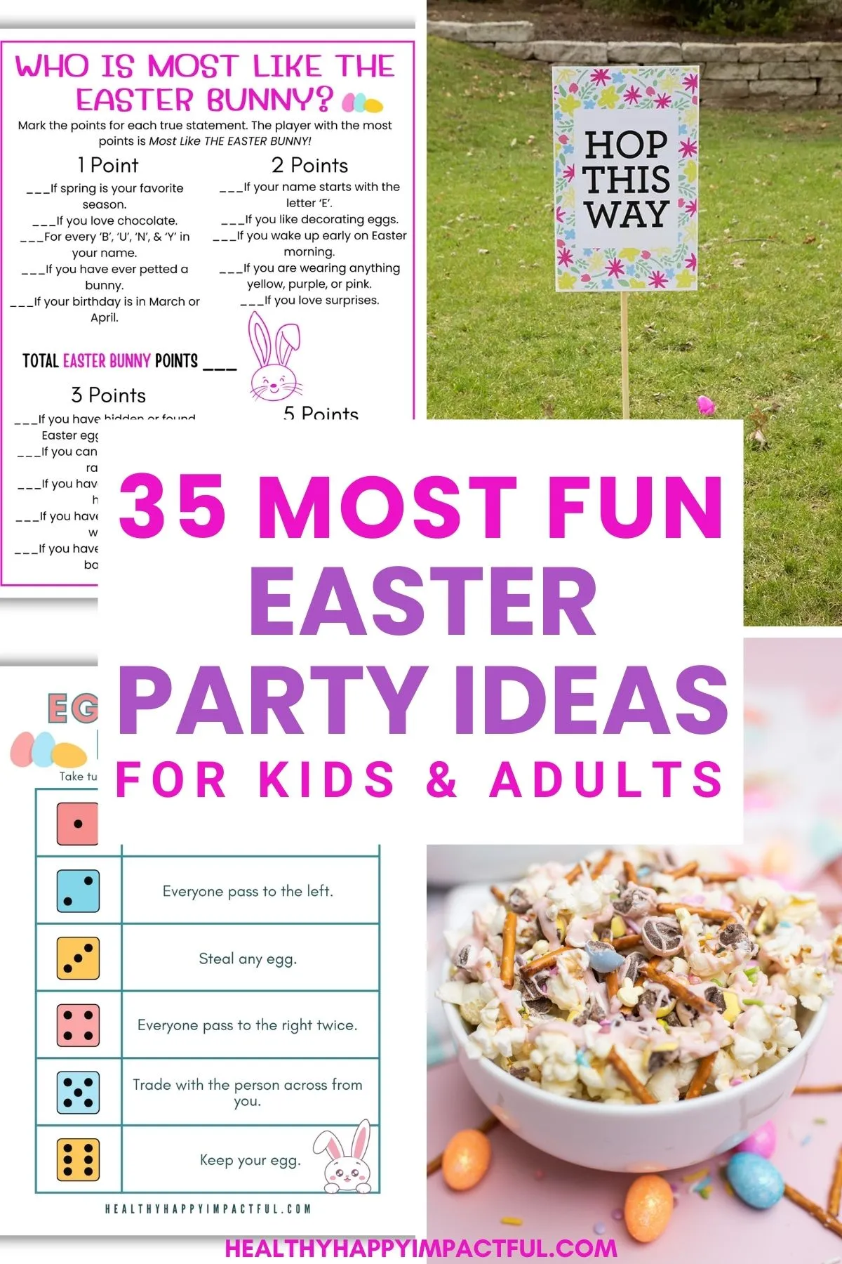 Easter party ideas for kids and adults. families