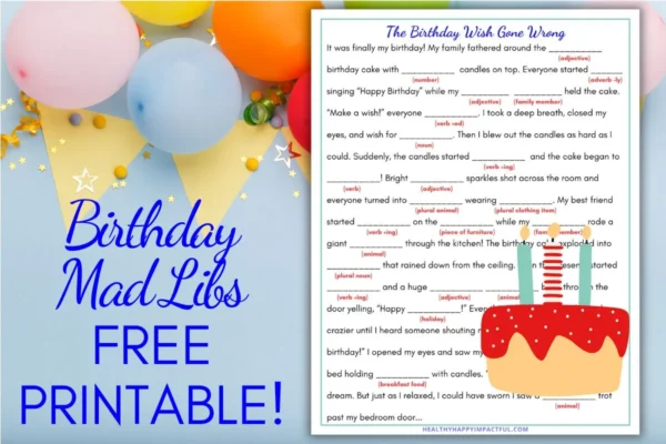 birthday mad libs