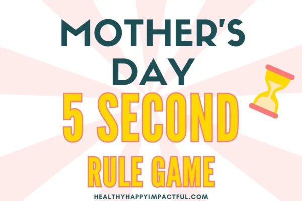 Mother's Day 5 second rule game featured image